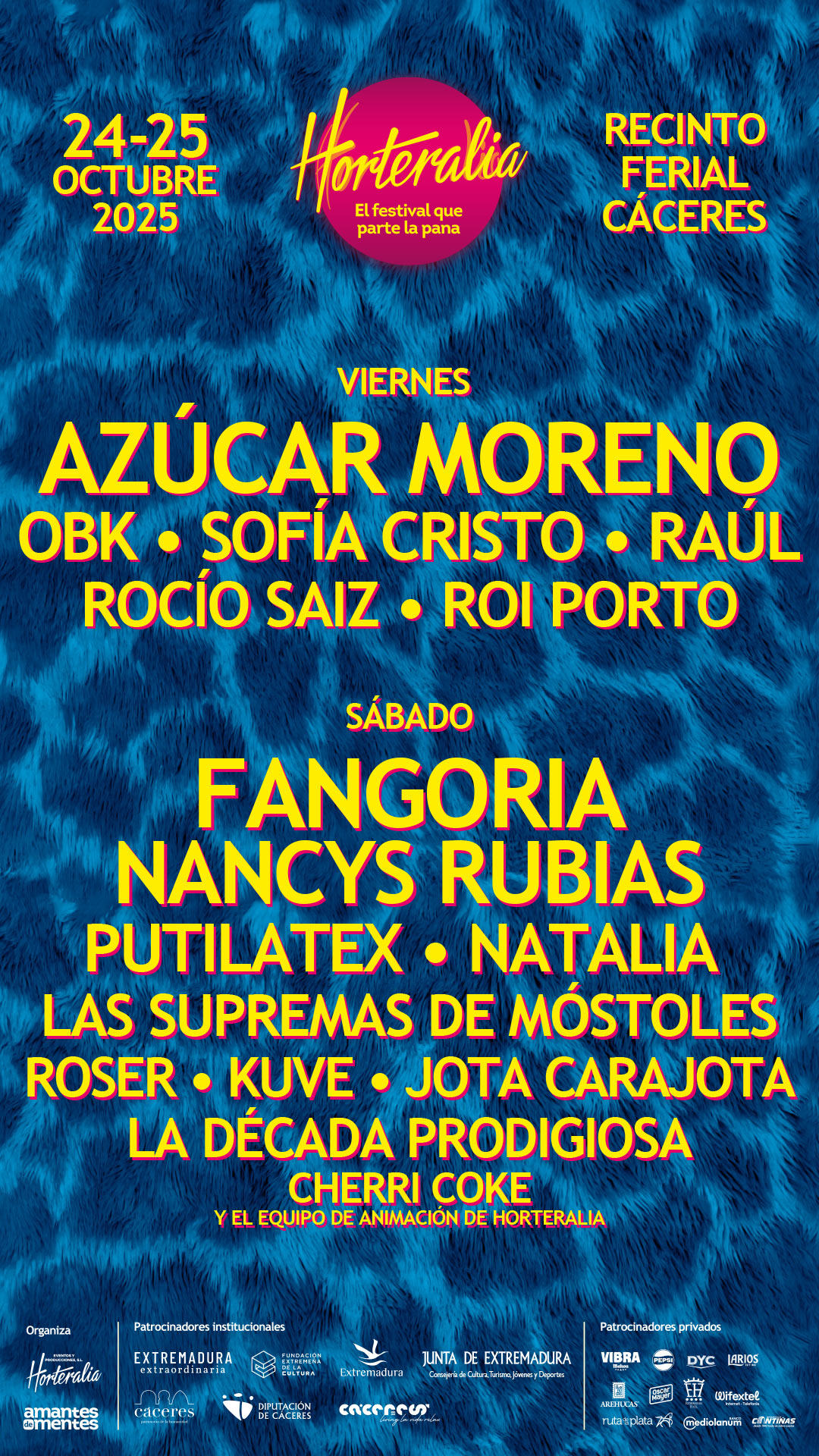 Cartel Horteralia Cáceres 2025