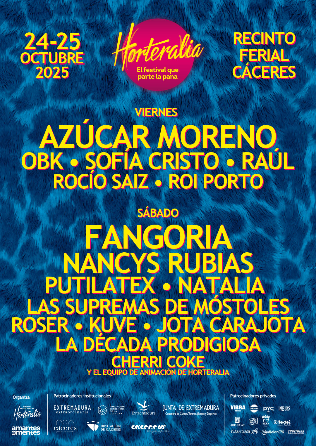 Cartel Horteralia Cáceres 2025