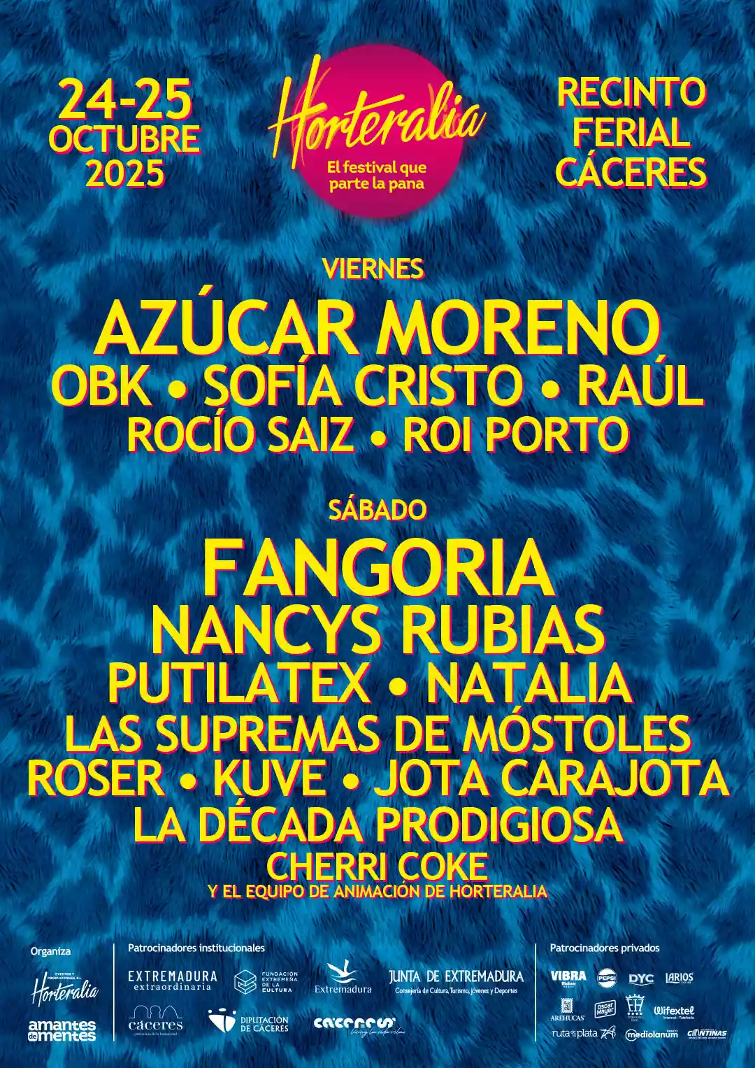 Cartel Horteralia Cáceres 2025